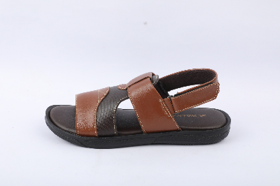 Picture of Boys Sandal Navy Brown Belt