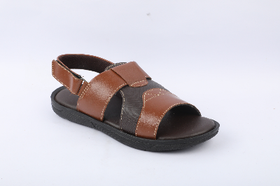Picture of Boys Sandal Navy Brown Belt