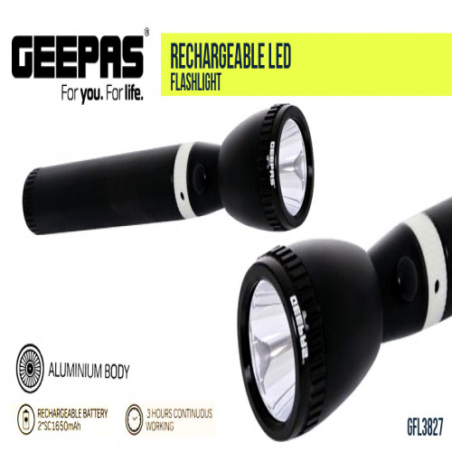 Picture of Geepas Original Dubai Rechargeable LED Torch Light GLF-3803 - BB-679