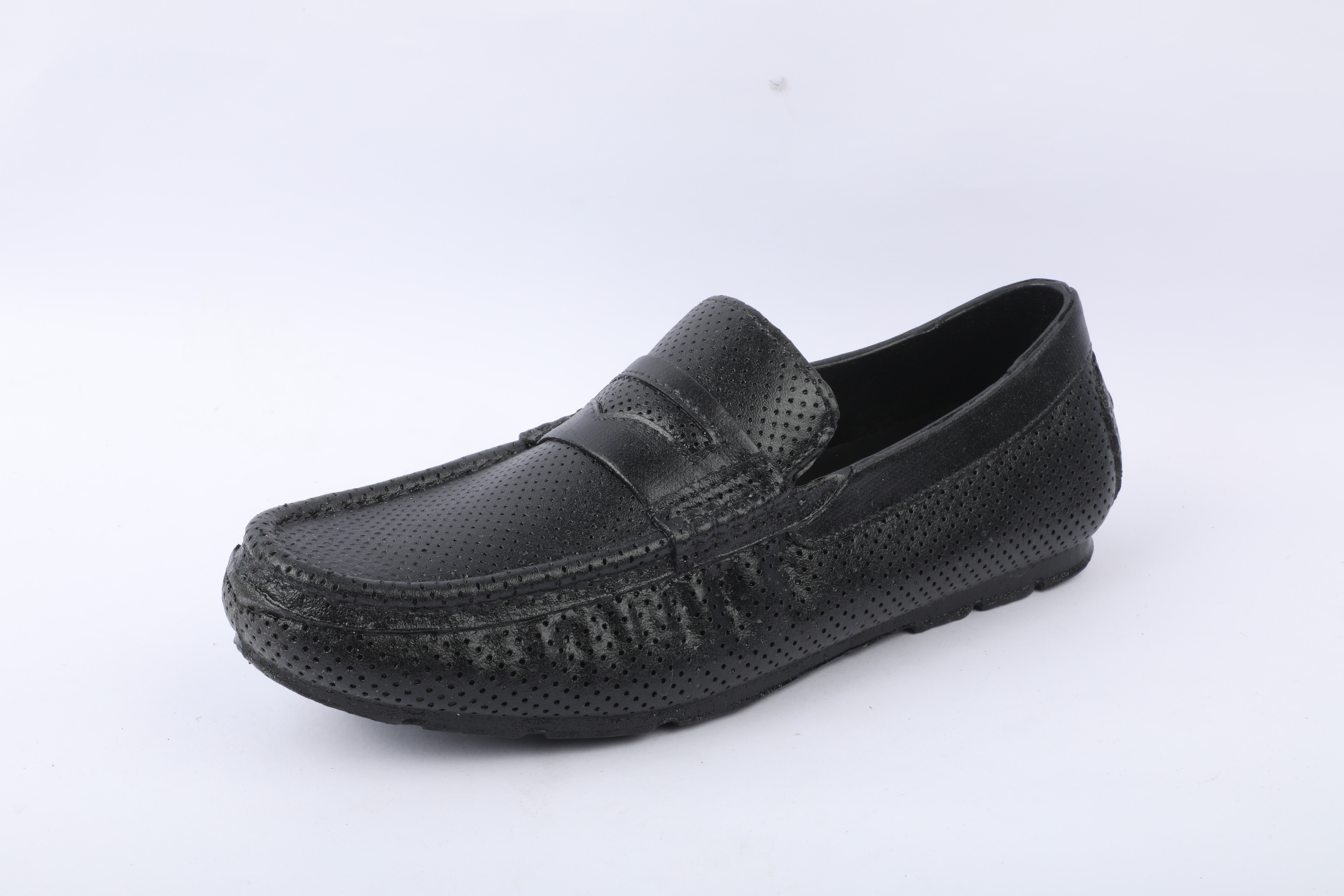 Picture of Mens PVC Casual Black-MKT