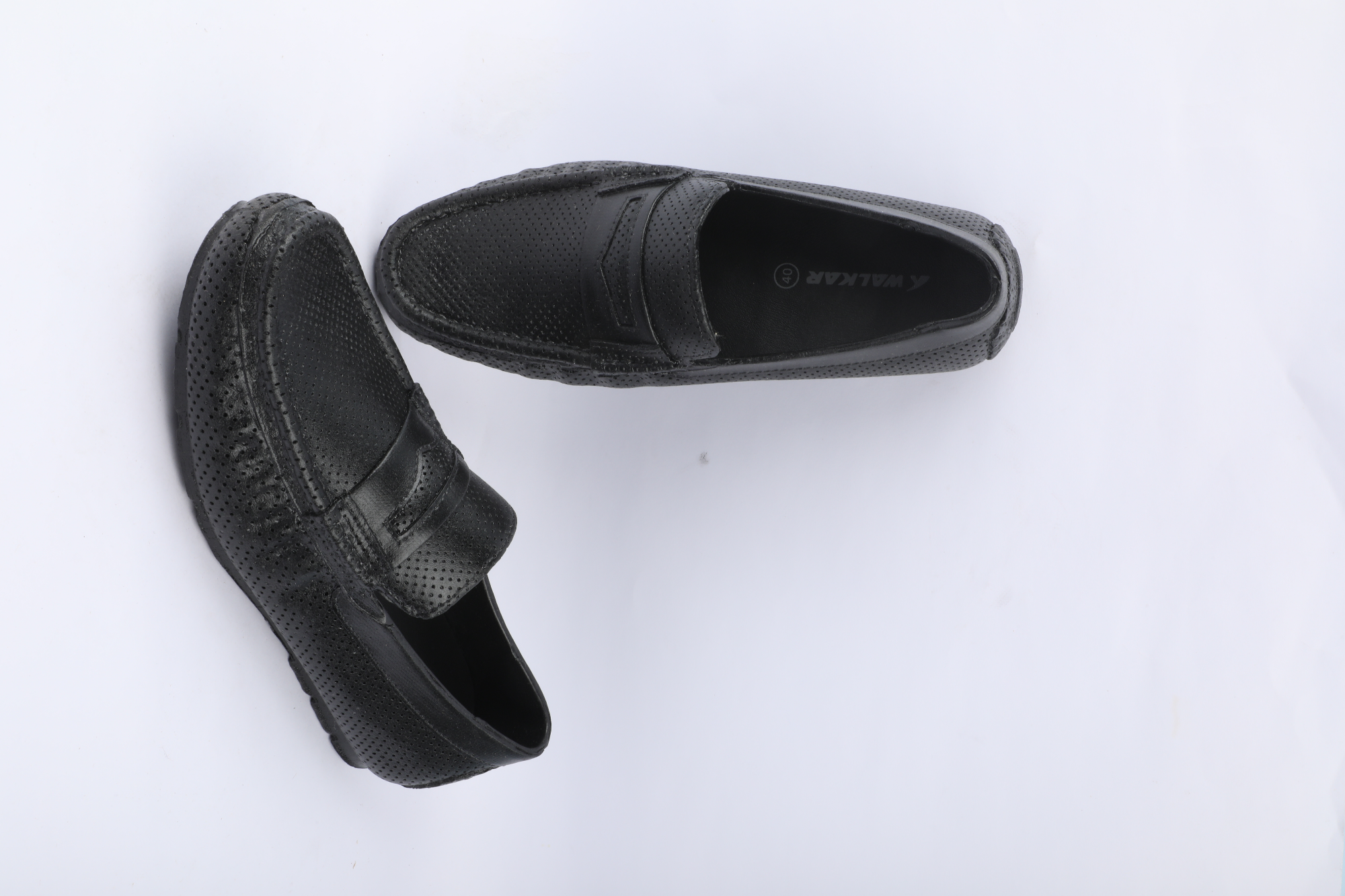 Picture of Mens PVC Casual Black-MKT