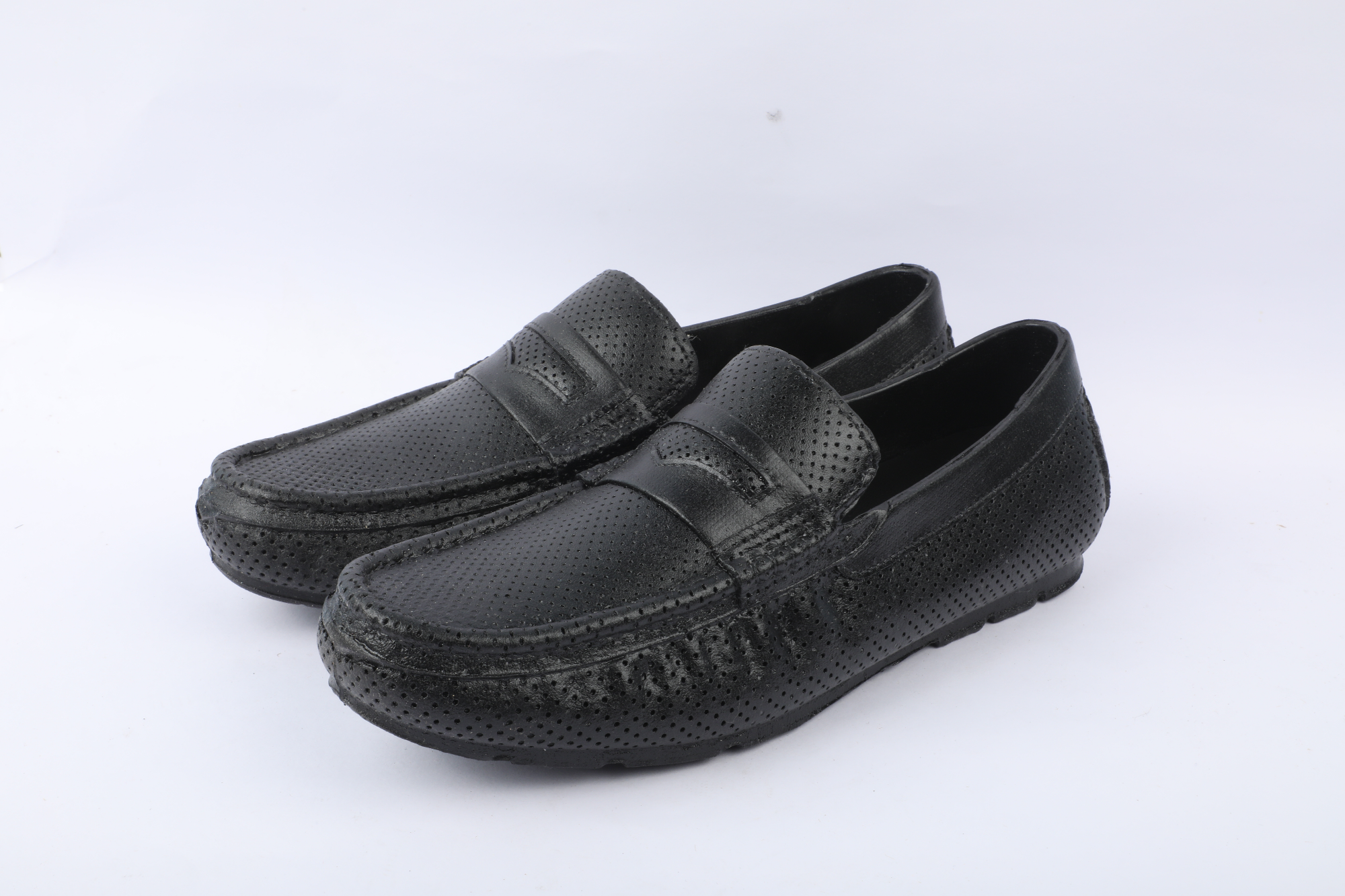 Picture of Mens PVC Casual Black-MKT