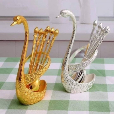 Picture of Swan Spoon Stand Holder Set - BB-942