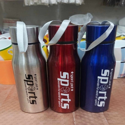 Picture of Stainless Steel Colored Water Bottle for Kids, Men & Women- 380ml - BB-9142