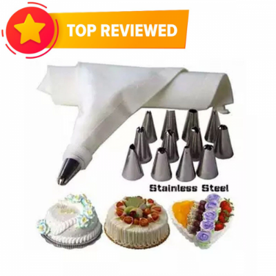 Picture of Stainless Steel Pastry Gun 8 Piece - BB-3319