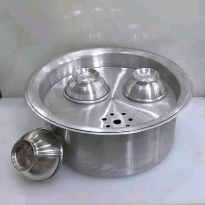 Picture of Silver Pitha Maker Size 5 with 3 Pcs Bati - BB-6677
