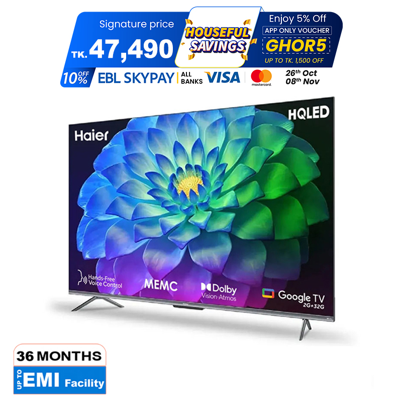 Picture of Haier 50" HQLED 4K UHD Google TV (H50P7UX) (Best Price)