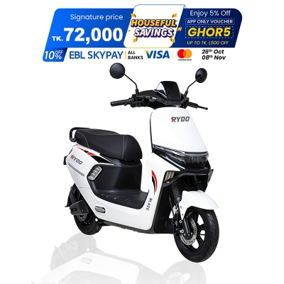 Picture of RYDO Blaze-White Electric Scooter