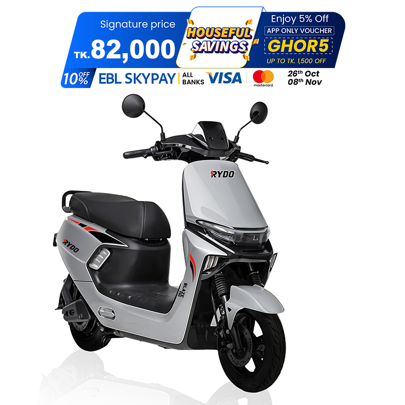 Picture of RYDO Blaze Pro-Silver Electric Scooter