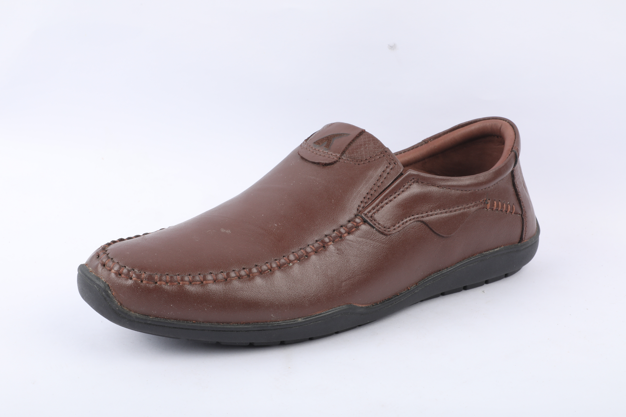 Picture of Mens Moccasin Shoe-Brown