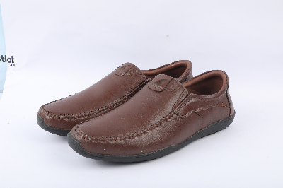 Picture of Mens Moccasin Shoe-Brown