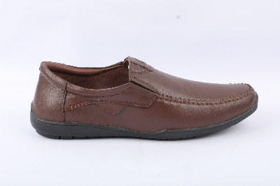 Picture of Mens Moccasin Shoe-Brown