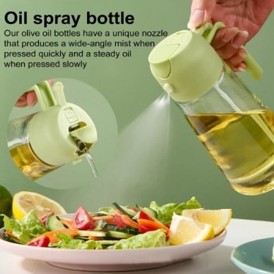 Picture of Dual Function Oil Dispenser Sprayer Misting Bottle 600ml - BB-8448