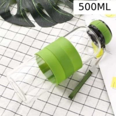 Picture of Portable Glass Water Bottle - 500ml - BB-8347