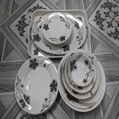 Picture of Rojonigondha melamine dinner set (19 Pieces) - BB-8178