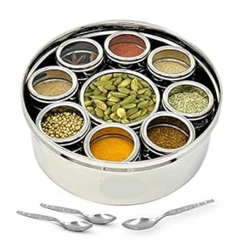 Picture of 9 In 1 Stainless Steel Multipurpose Spice Box - BB-8175