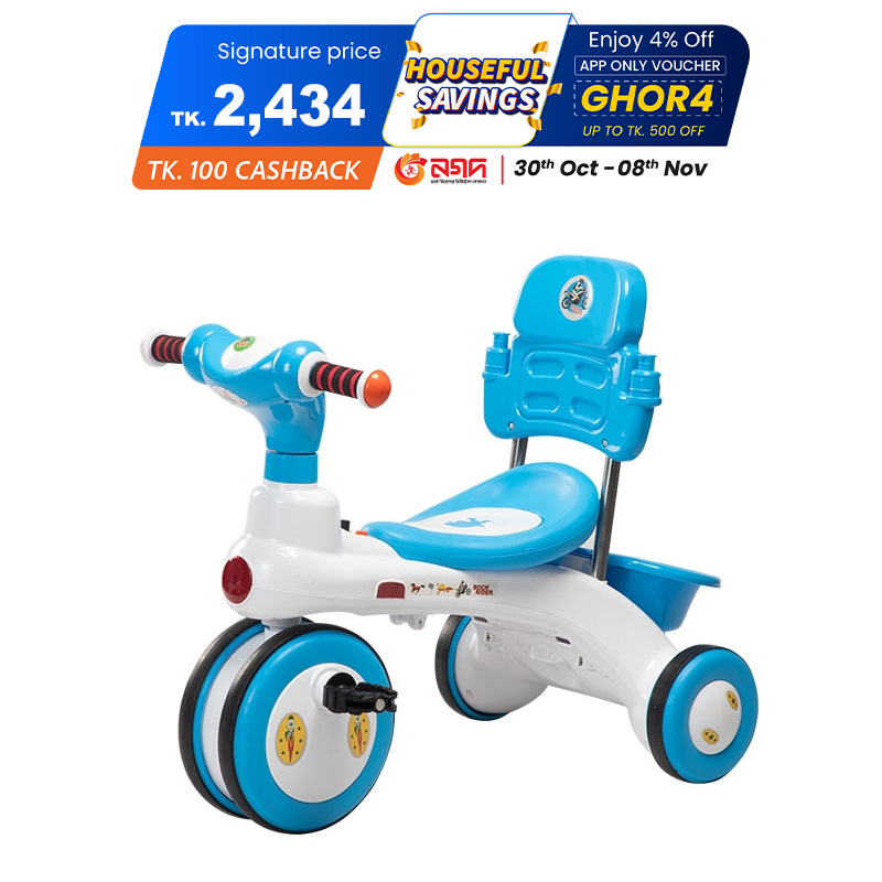 Picture of Rock Rider With Backrest-3Y Blue