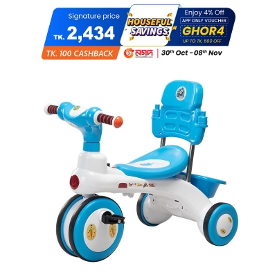 Picture of Rock Rider With Backrest-3Y Blue