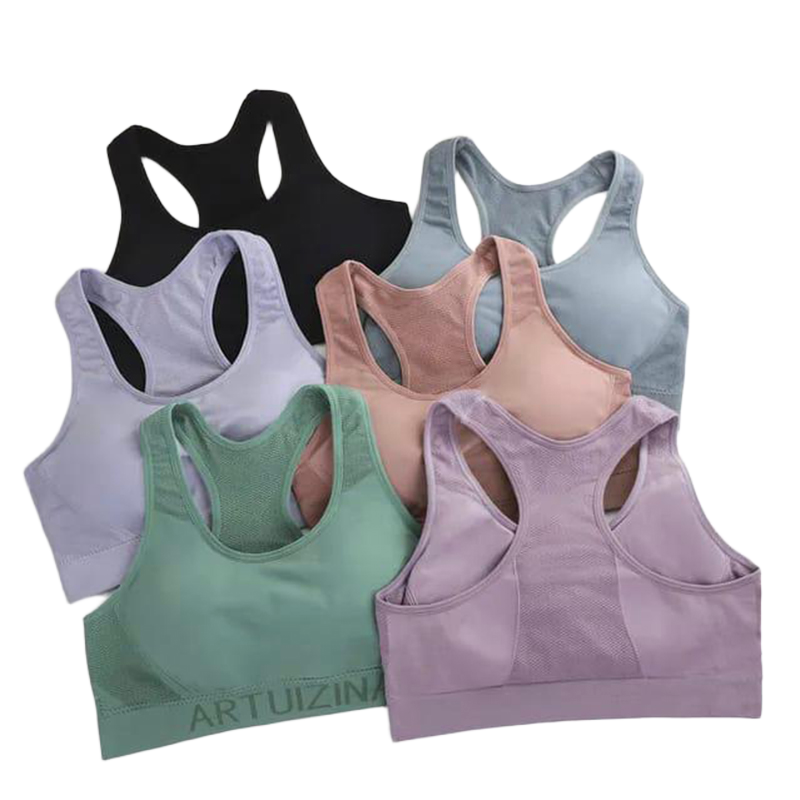 Picture of New Sports  beautiful back sexy sports wrap vest breatheble suppot  ladies sexy seamless underwater tube top jim training bra