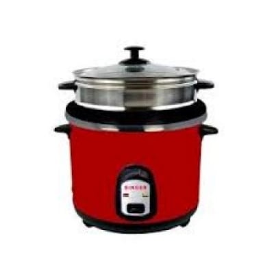 Picture of KIAM Rice Cooker 1.8 Liters Straight joint body ss with glassid 700 Watts Sjbs-8702 - BB-5983