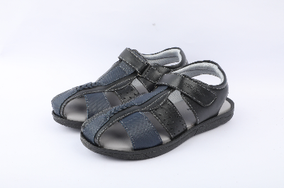 Picture of Boys Sandal Black Cycle Shoe