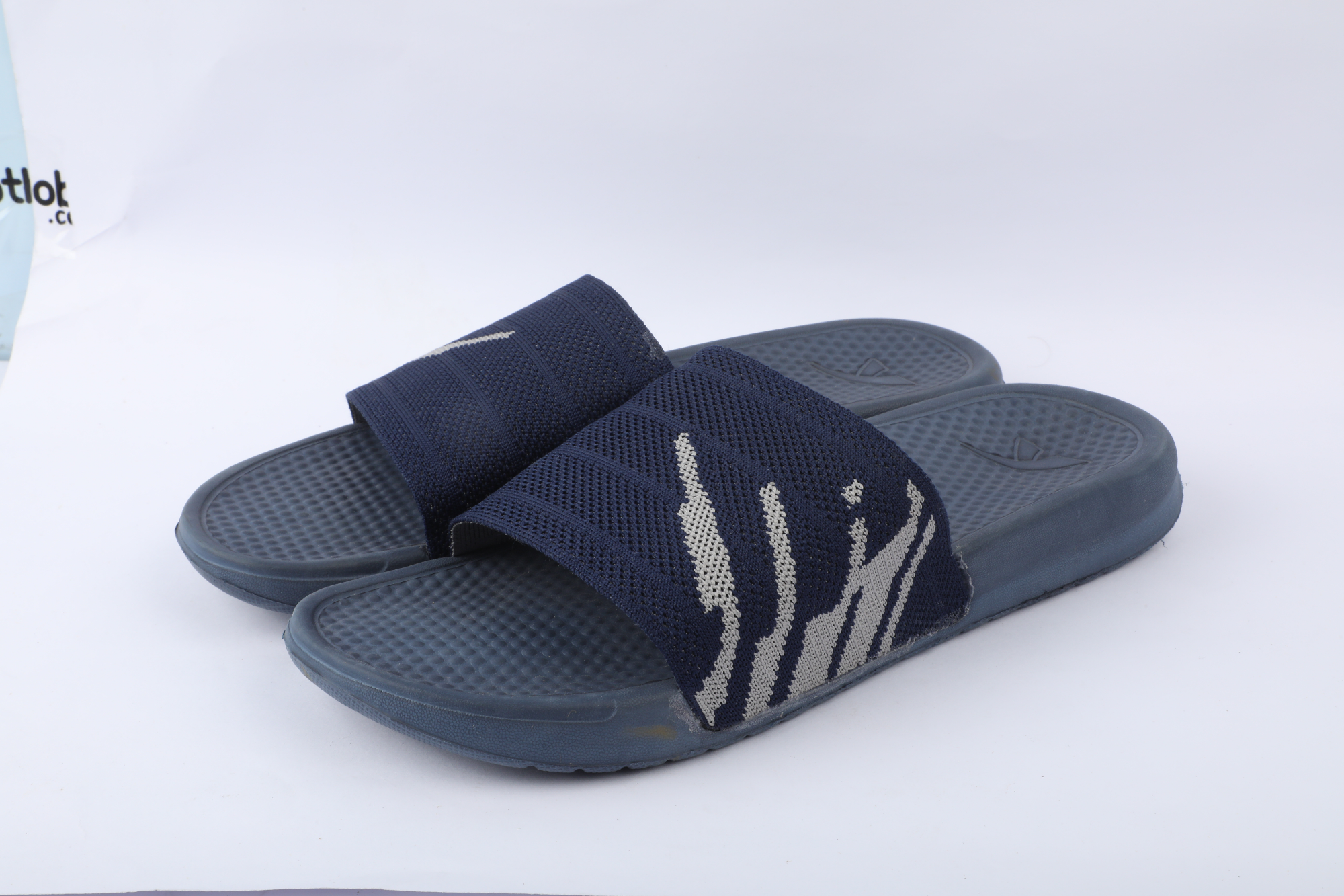 Picture of Mens lifestyle slide blue strike - RTL