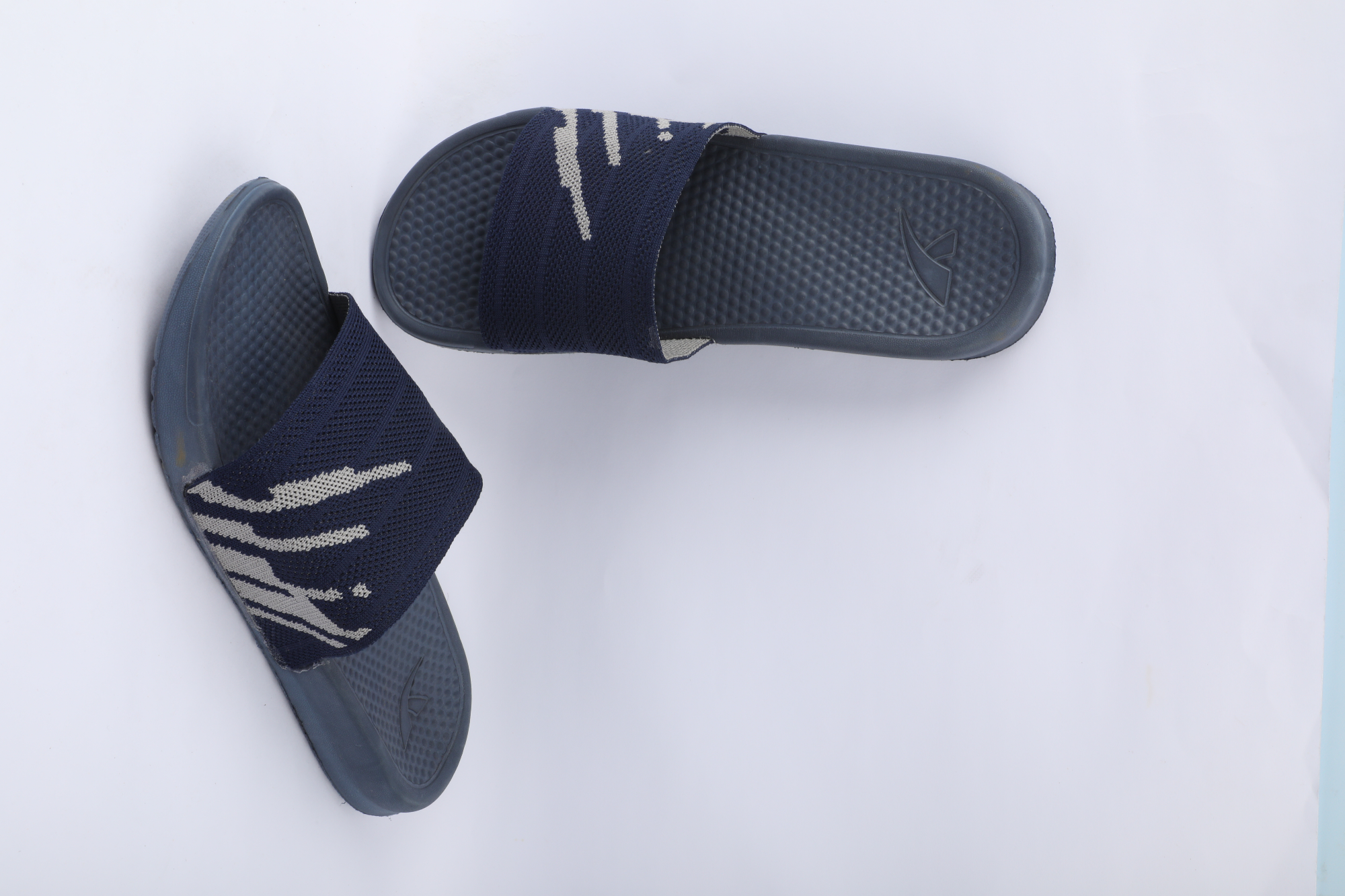 Picture of Mens lifestyle slide blue strike - RTL