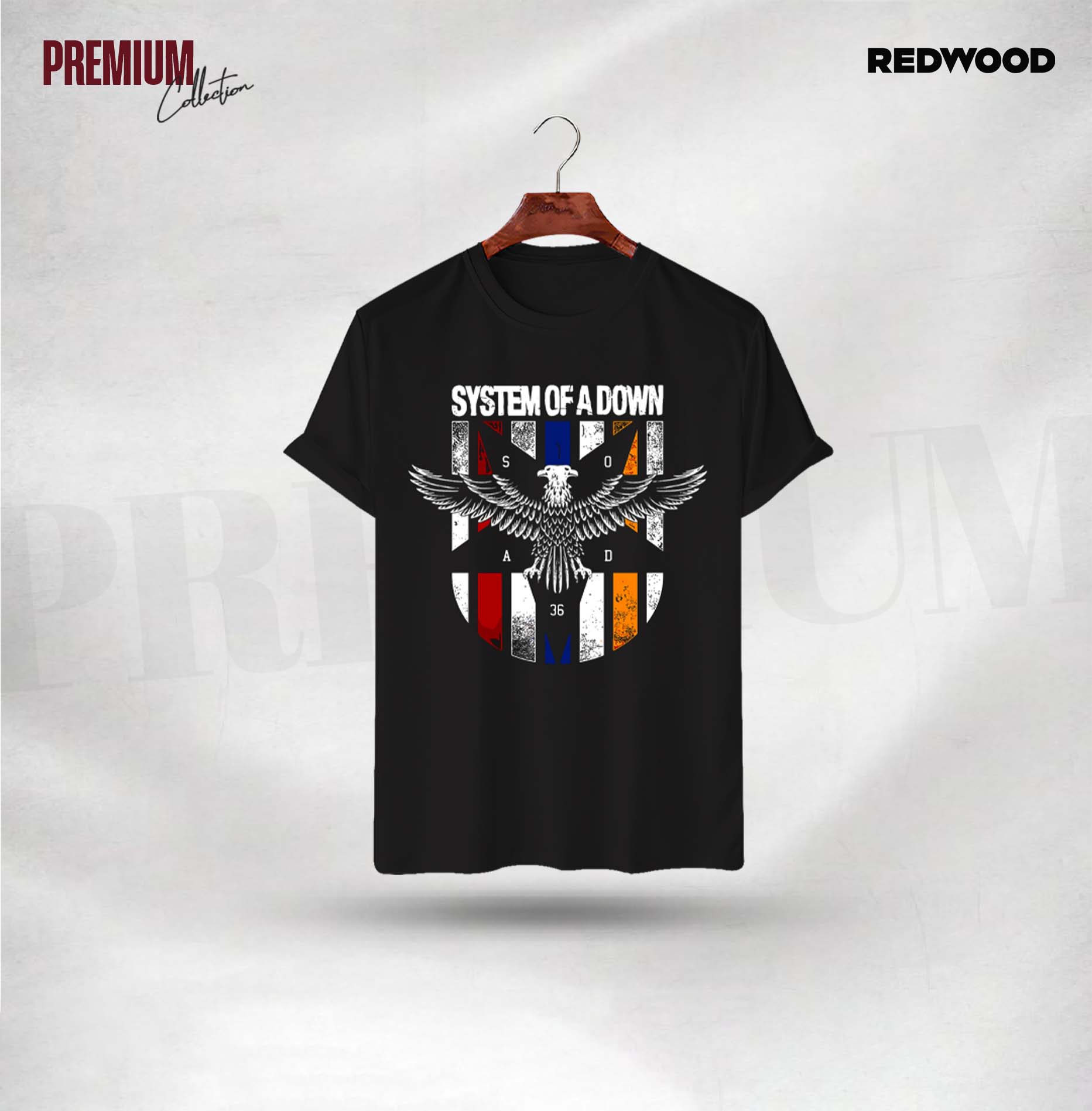 Picture of REDWOOD PREMIUM Heavy Metal T-Shirt - SYSTEM OF A DOWN