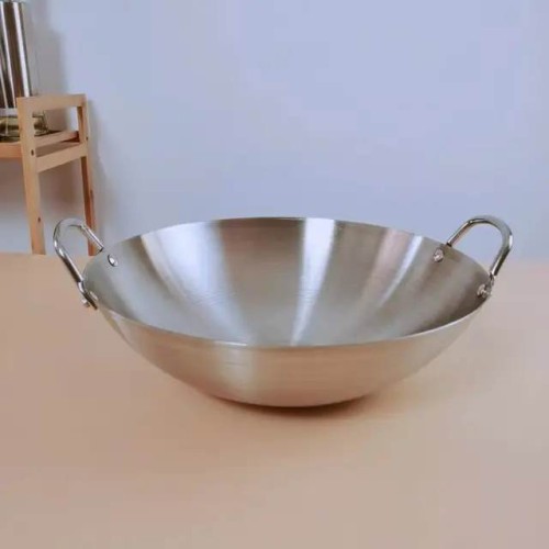 Picture of 60cm High Quality Stainless Steel Fry Pan - BB-7026