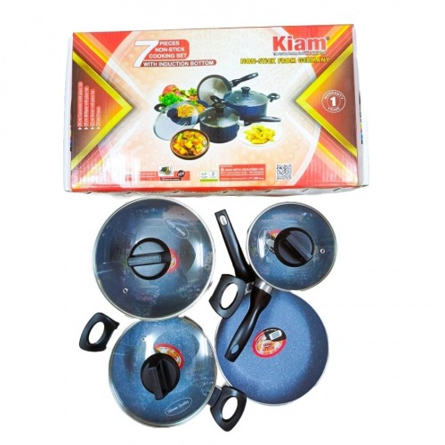 Picture of KIAM Non-Stick 7 Pieces Cookware Set with Induction Bottom - BB-6630