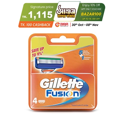 Picture of Gillette Fusion 4s Cartridge Picture of Gillette Fusion 4s Cartridge