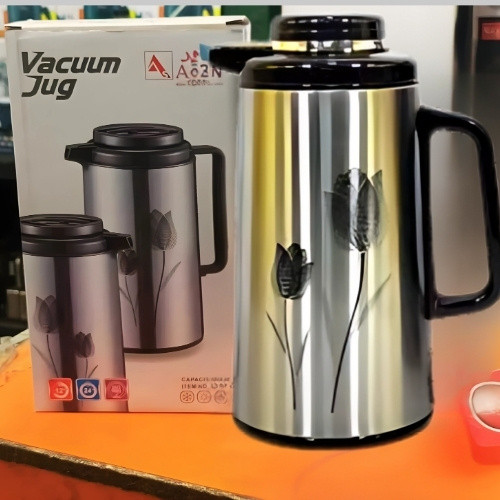 Picture of 1 liter Metallic Body Vacuum Push Flask Mixed Color - BB-9786