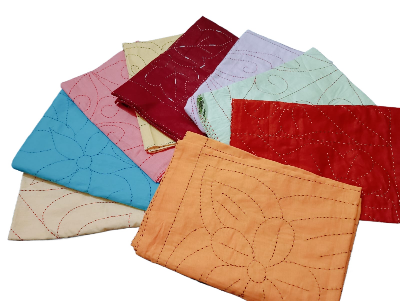 Picture of Combo Pack of 6 Pieces Baby Nokshi Katha - Multicolor Picture of Combo Pack of 6 Pieces Baby Nokshi Katha - Multicolor