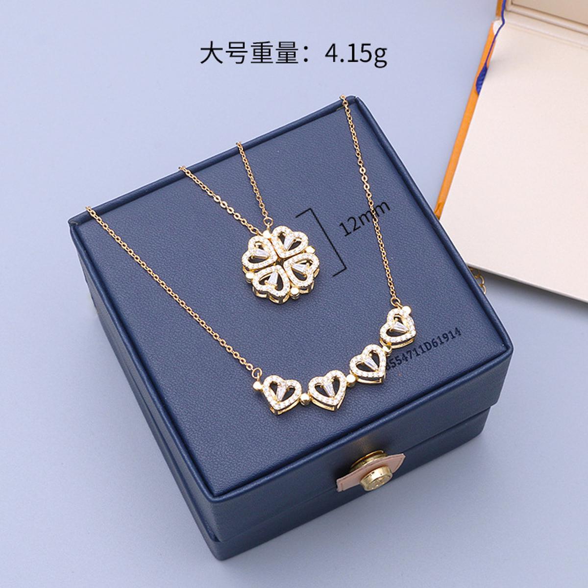 Picture of Clavicle Chain Design Love Magnet Neckless for  Women