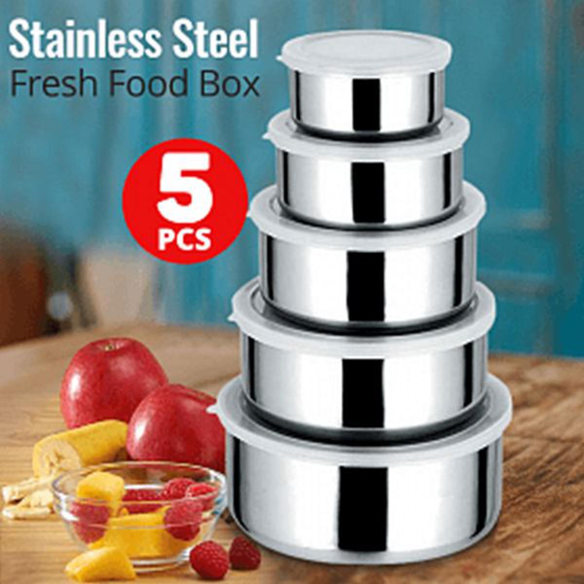 Picture of Stainless Steel Protect Fresh Box 5 Pcs