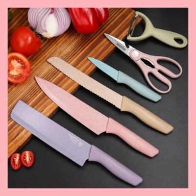Picture of Forging Family Colorful Knife Box Set - BB-5251