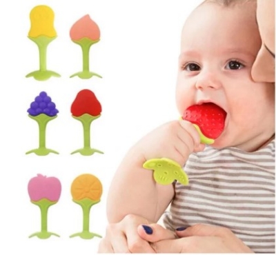 Picture of Food grade Silicone Baby Teether  Silicone Baby Teether  Newborn  Silicone Fruit Teether