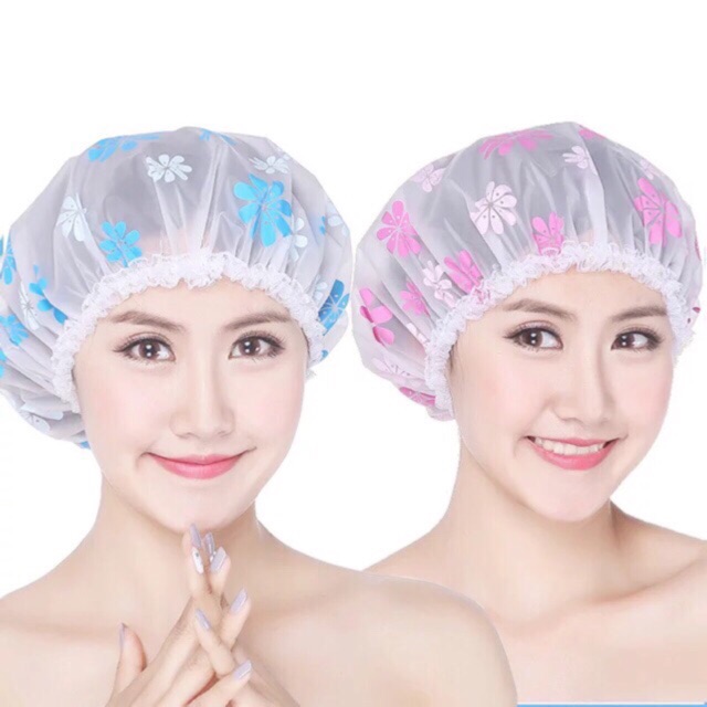 Picture of Waterproof Female Shower Cap/Women Shower Cap For Bath-1pcs Picture of Waterproof Female Shower Cap/Women Shower Cap For Bath-1pcs