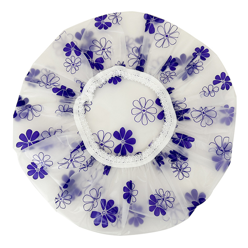 Picture of Waterproof Female Shower Cap/Women Shower Cap For Bath-1pcs Picture of Waterproof Female Shower Cap/Women Shower Cap For Bath-1pcs