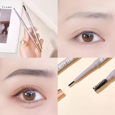 Picture of Natural Double Heads Automatic Waterproof Eyebrow Pencil With Eyebrow Brush Picture of Natural Double Heads Automatic Waterproof Eyebrow Pencil With Eyebrow Brush