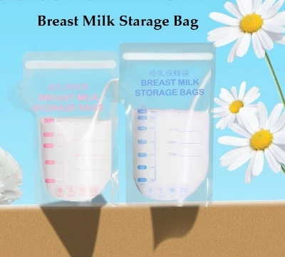 Picture of 30Pcs/bag Breast Milk Storage Bags Moisture-proof And leak-proof Food Freezer Breast Milk Storage Bag With Marker Pen
