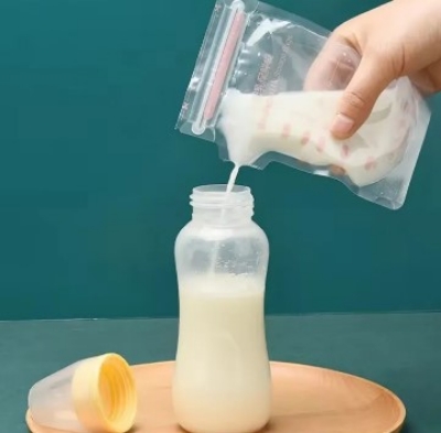 Picture of 30Pcs/bag Breast Milk Storage Bags Moisture-proof And leak-proof Food Freezer Breast Milk Storage Bag With Marker Pen