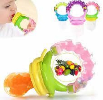Picture of Silicone Baby Pacifier Feeder for Fruits, Vegetables & Meat Picture of Silicone Baby Pacifier Feeder for Fruits, Vegetables & Meat