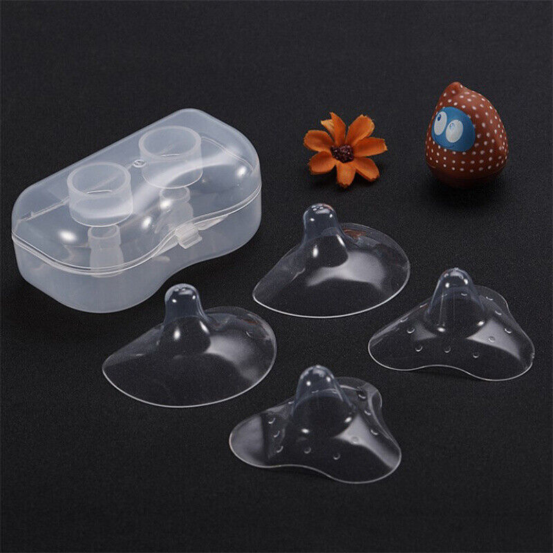 Picture of Silicone Nipple Shields for Breastfeeding 2Pcs Box Picture of Silicone Nipple Shields for Breastfeeding 2Pcs Box