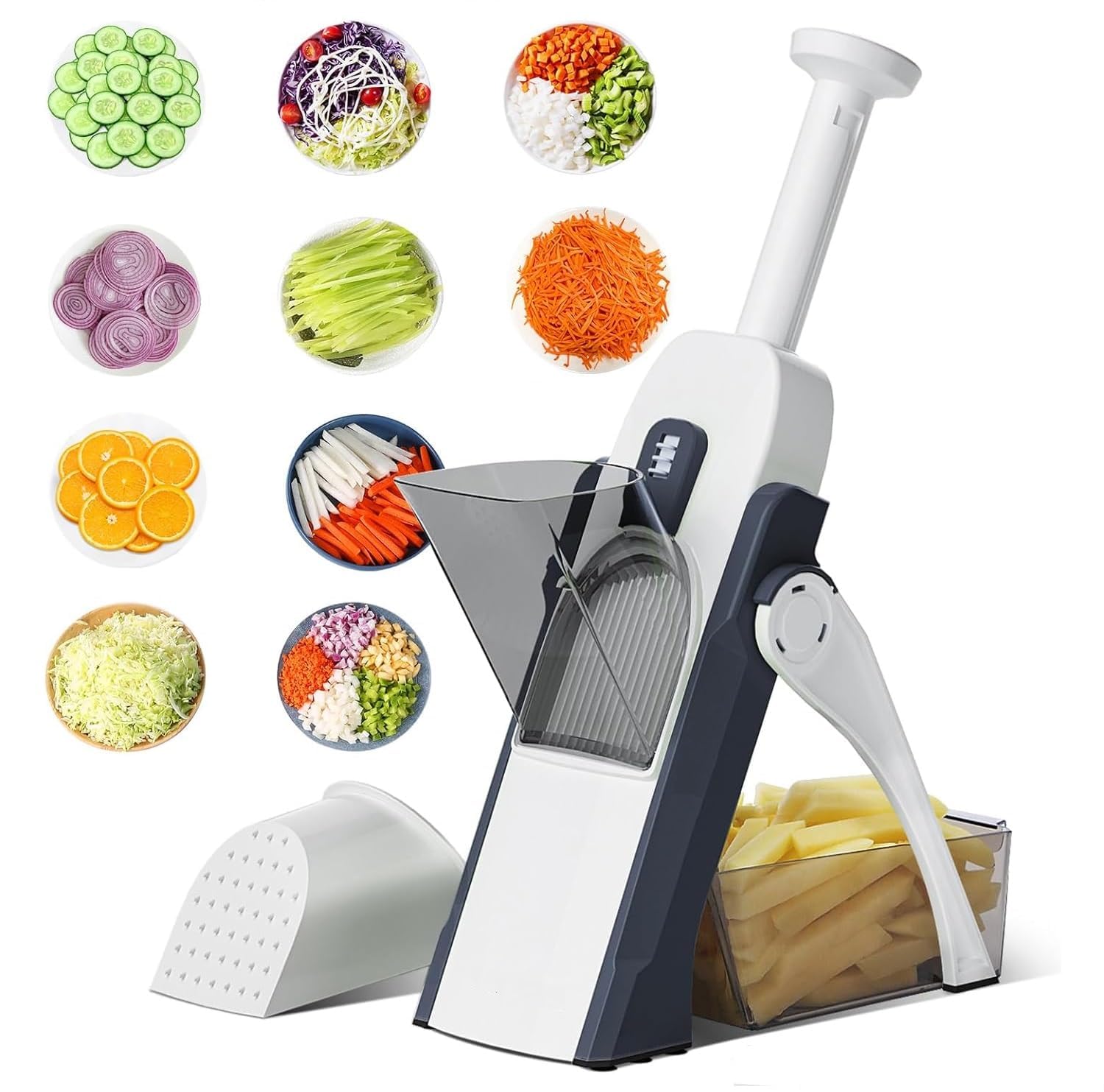 Picture of Vegetable Chopper with Mandoline Slicer Picture of Vegetable Chopper with Mandoline Slicer