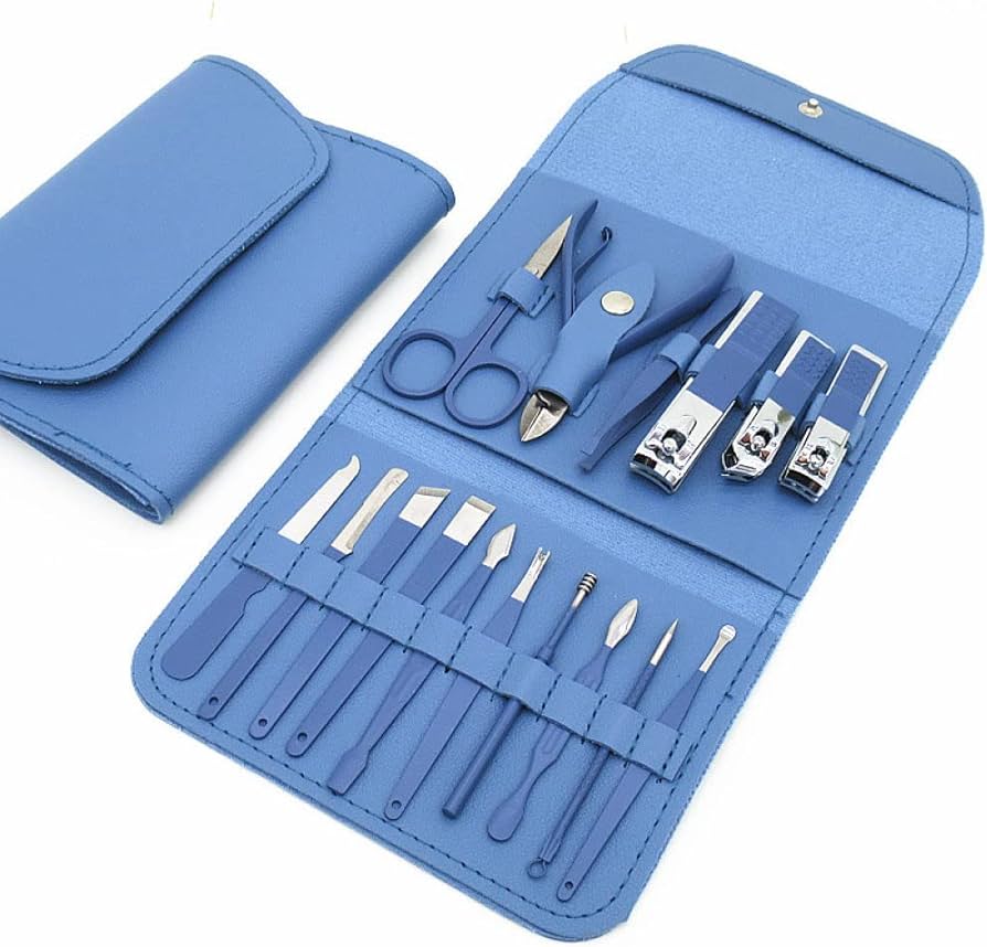 Picture of 16Pcs Manicure Set Stainless Steel Nail Clippers Kit And Pedicure