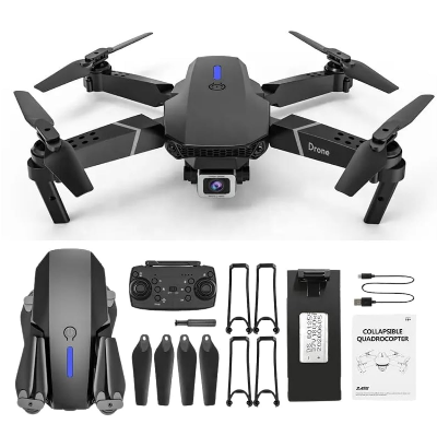 Picture of New E88 Pro Max/ EVO Drone With Brushless Motor, Dual Battery HD Dual Camera Optical Flow Perfect For any Age. Drone Camera / Drone  Picture of New E88 Pro Max/ EVO Drone With Brushless Motor, Dual Battery HD Dual Camera Optical Flow Perfect For any Age. Drone Camera / Drone