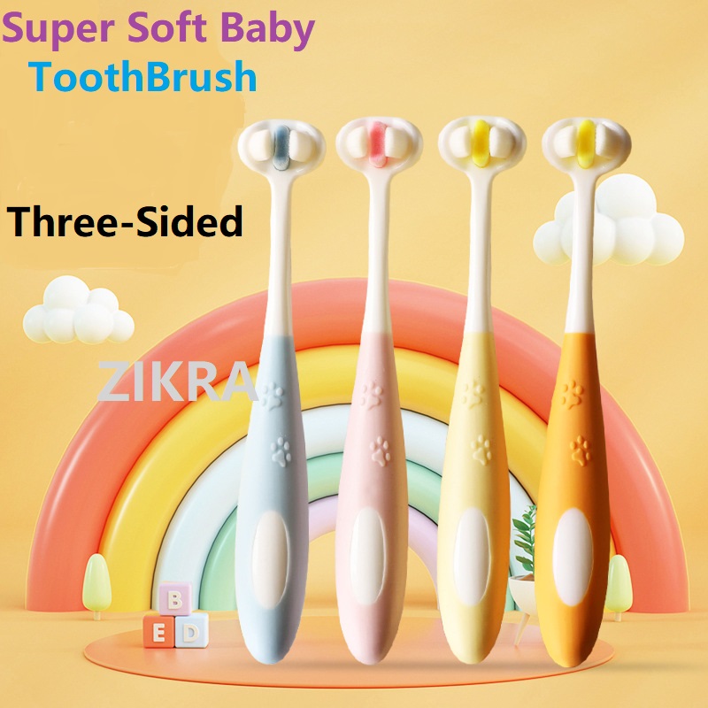 Picture of Three-Sided Stereo Non-Slip Handle 5D Baby Soft-Bristled Children's Toothbrush or Baby Toothbrush Picture of Three-Sided Stereo Non-Slip Handle 5D Baby Soft-Bristled Children's Toothbrush or Baby Toothbrush