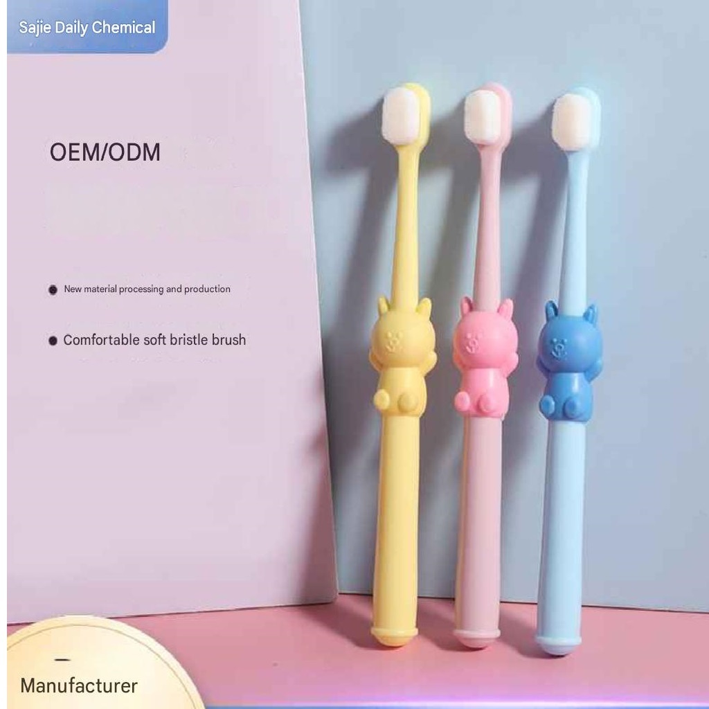 Picture of Super Soft Baby Microfiber Toothbrush 0-12 years old 10 thousand fine soft hair bear baby baby toothbrush/ Children's toothbrush Picture of Super Soft Baby Microfiber Toothbrush 0-12 years old 10 thousand fine soft hair bear baby baby toothbrush/ Children's toothbrush