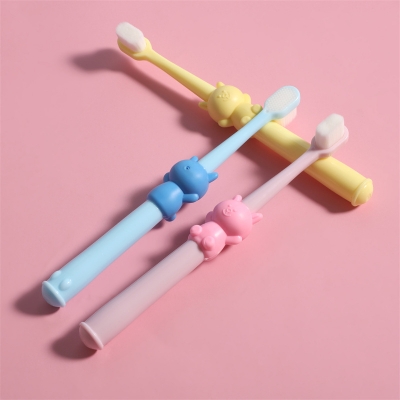 Picture of Super Soft Baby Microfiber Toothbrush 0-12 years old 10 thousand fine soft hair bear baby baby toothbrush/ Children's toothbrush Picture of Super Soft Baby Microfiber Toothbrush 0-12 years old 10 thousand fine soft hair bear baby baby toothbrush/ Children's toothbrush